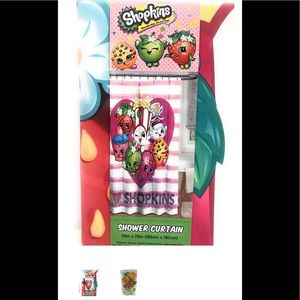 Shopkins fabric shower curtain